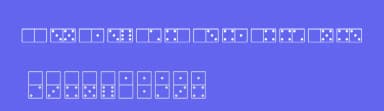 White Dominoes by Intellecta Design — Dingbats Font — thumbnail 3