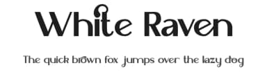 White Raven by PutraCetol Studio — Sans Serif Font — thumbnail 1