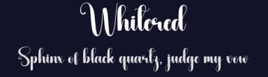 Whitered by Andi Moz — Script Handwritten Font — thumbnail 2