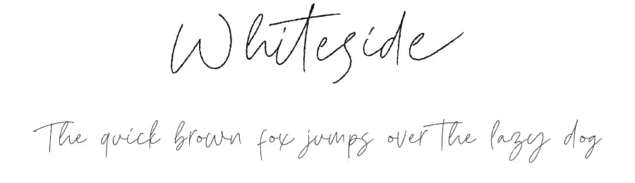 Whiteside by Prioritype Co — Script Handwritten Font — preview 1