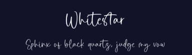 Whitestar by Balpirick Studio — Script Handwritten Font — thumbnail 2