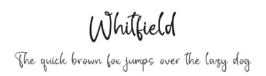 Whitfield by Letterena Studios — Script Handwritten Font — thumbnail 1