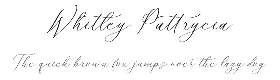 Whitley Pattrycia by Storytype Studio — Script Handwritten Font