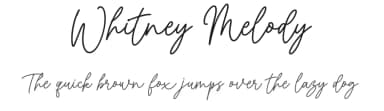 Whitney Melody by Eghtin Studio — Script Handwritten Font — thumbnail 1