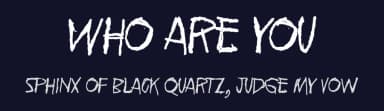 Who are you by Juha Korhonen — Script Handwritten Font — thumbnail 2