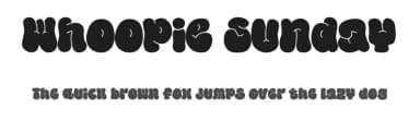 Whoopie Sunday by Ikiiko Type — Script Handwritten Font — thumbnail 1