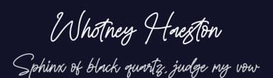 Whotney Haeston by Integritype Studio — Script Handwritten Font — thumbnail 2