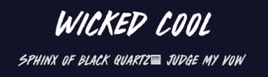 Wicked Cool by BLKBK Fonts — Script Handwritten Font — thumbnail 2
