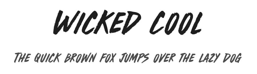 Wicked Cool by BLKBK Fonts — Script Handwritten Font