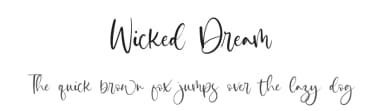 Wicked Dream by Letterative Studio — Script Handwritten Font — thumbnail 1