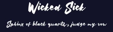 Wicked Sick by Forberas Club — Script Handwritten Font — thumbnail 2