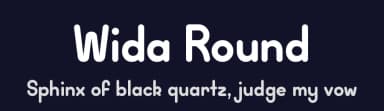Wida Round by Studio Typo — Sans Serif Font — thumbnail 2