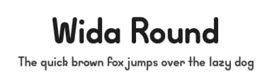 Wida Round by Studio Typo — Sans Serif Font — thumbnail 1