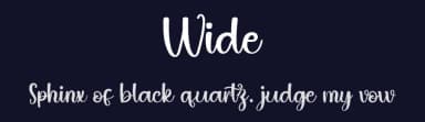 Wide by PiPi Creative STUDIO — Script Handwritten Font — thumbnail 2