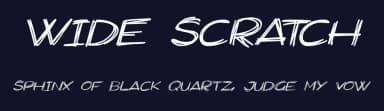 Wide Scratch by Hawtpixel — Script Handwritten Font — thumbnail 2
