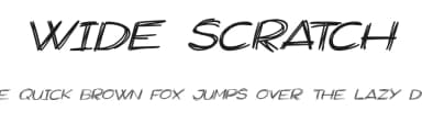 Wide Scratch by Hawtpixel — Script Handwritten Font — thumbnail 1