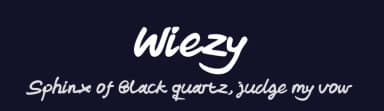 Wiezy by Hai Font — Script Handwritten Font — thumbnail 2
