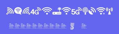 Wifi Icons by Woodcutter — Dingbats Font — thumbnail 3