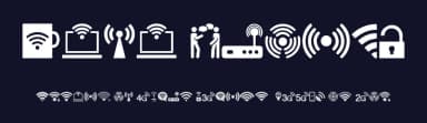 Wifi Icons by Woodcutter — Dingbats Font — thumbnail 2