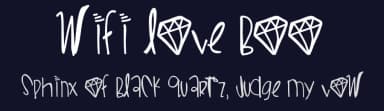 Wifi Love Boo by Des Gomez — Script Handwritten Font — thumbnail 2