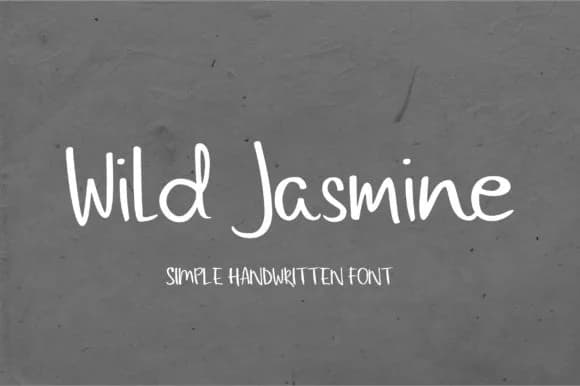 Wild Jasmine Font by sunday nomad — Script Handwritten Font