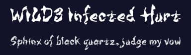 WILD3 Infected Hurt by Fontry — Script Handwritten Font — thumbnail 2