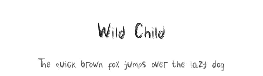 Wild Child by Phantom Studio — Script Handwritten Font
