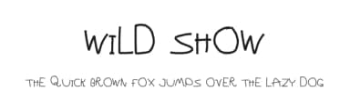 Wild Show by Font Bureau — Script Handwritten Font — thumbnail 1
