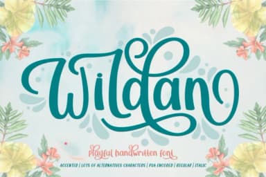 Wildan Font by Rifki (7ntypes) — Script Handwritten Font — thumbnail 1