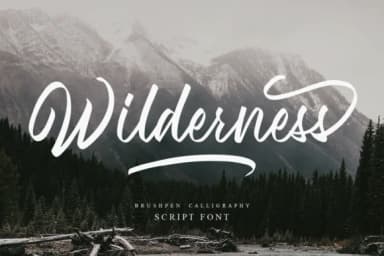 Wilderness Font by Geranium.co — Script Handwritten Font — thumbnail 1