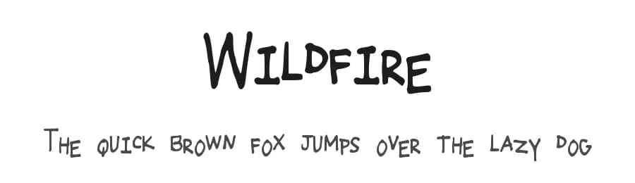 Wildfire by Kelsey Ann G — Script Handwritten Font — preview 1