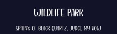 Wildlife Park by Andi Moz — Script Handwritten Font — thumbnail 2