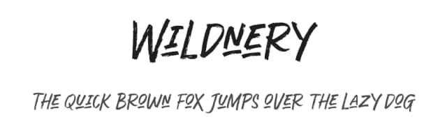 Wildnery by Letterhend Studio — Script Handwritten Font