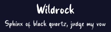 Wildrock by Creatype Studio — Script Handwritten Font — thumbnail 2
