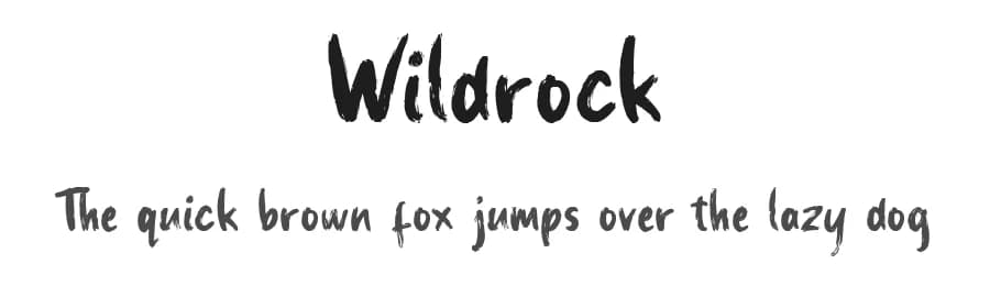 Wildrock by Creatype Studio — Script Handwritten Font