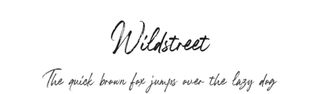 Wildstreet by Runsell Studio — Script Handwritten Font