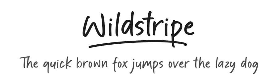 Wildstripe by Ef Studio — Script Handwritten Font