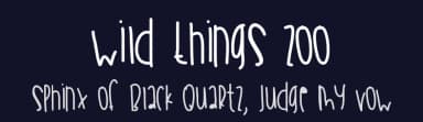 Wild Things Zoo by Des Gomez — Script Handwritten Font — thumbnail 2