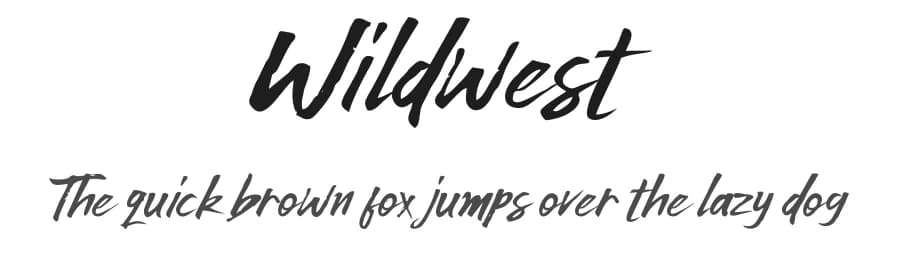 Wildwest by Bagas Ardiatma — Script Handwritten Font — preview 1