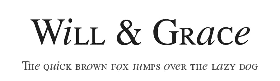 Will & Grace by Harold's Fonts — Sans Serif Font