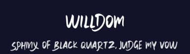 Willdom by Vultype — Script Handwritten Font — thumbnail 2