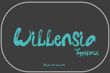 Willensia Font by Gblack Id — Script Handwritten Font — thumbnail 2