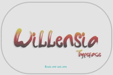 Willensia Font by Gblack Id — Script Handwritten Font — thumbnail 3