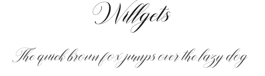 Willgets by Soft Creative — Script Handwritten Font