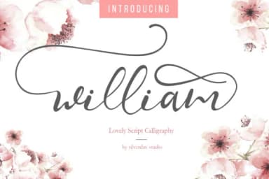 William Font by Silverdav — Script Handwritten Font — thumbnail 1
