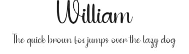 William by Belina Studio — Script Handwritten Font — thumbnail 1