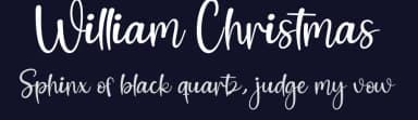 William Christmas by Scratchones — Script Handwritten Font — thumbnail 2