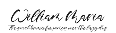 William Maria by Staircase Studio — Script Handwritten Font — thumbnail 1