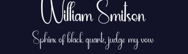William Smitson by Andi Moz — Script Handwritten Font — thumbnail 2