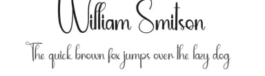 William Smitson by Andi Moz — Script Handwritten Font — thumbnail 1